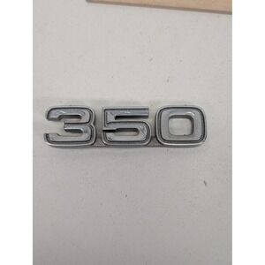 350 Emblem Silver Chrome Car Trunk Badge Letters Numbers Symbols E4UB-352